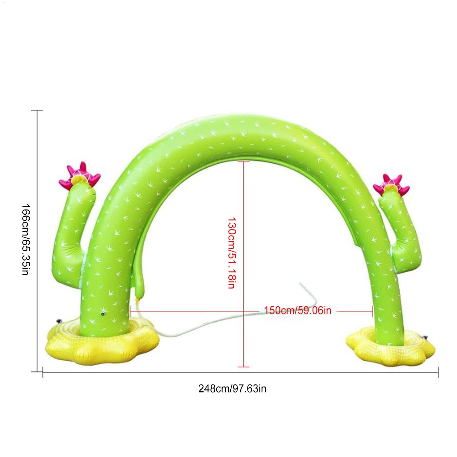 Inflatable Cactus Sprinkler fo - Kids Outdoor Tunnel 评论和价格