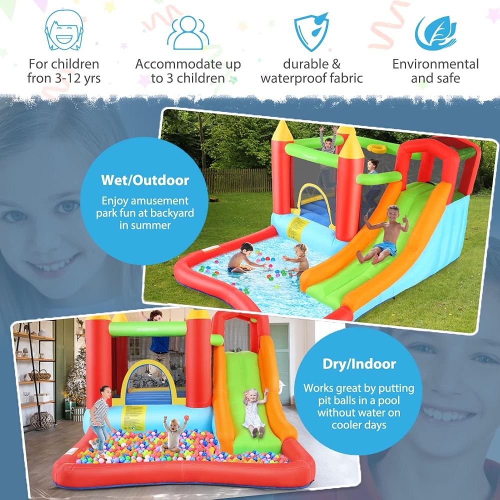 Multi-Function-Inflatable Boun - Kids Outdoor Furniture Set 评论和价格