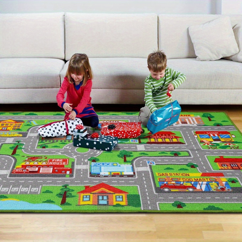 1pc 800g/m2 City Road Mat | 15 - Kids Outdoor Mat Waterproof 评论和价格