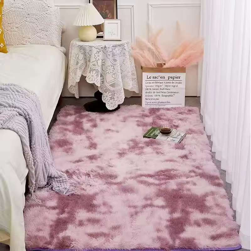 VIKAMA Fluffy Plush Tie-dye Ca - Kids Outdoor Mat Waterproof 评论和价格