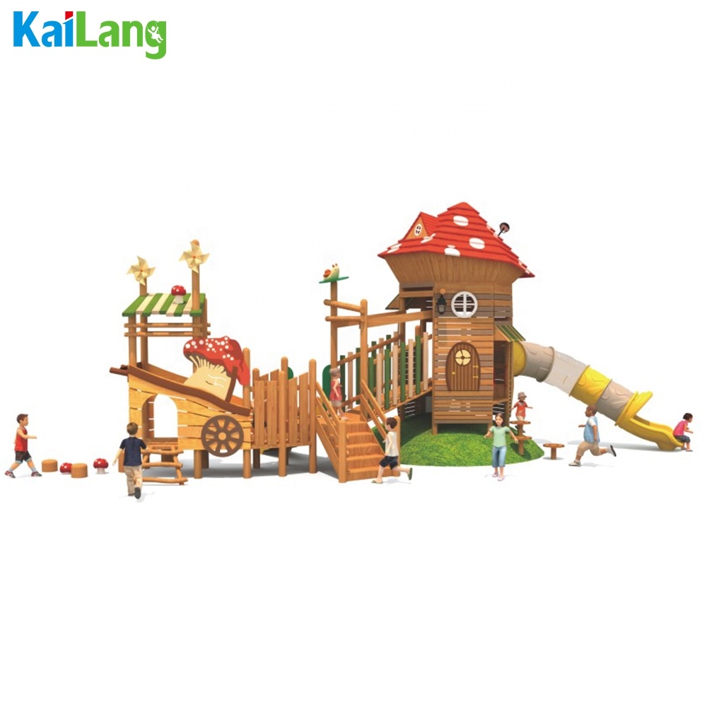 Forest Mushroom House Shape Wo - Outdoor Children'S Park 评论和价格