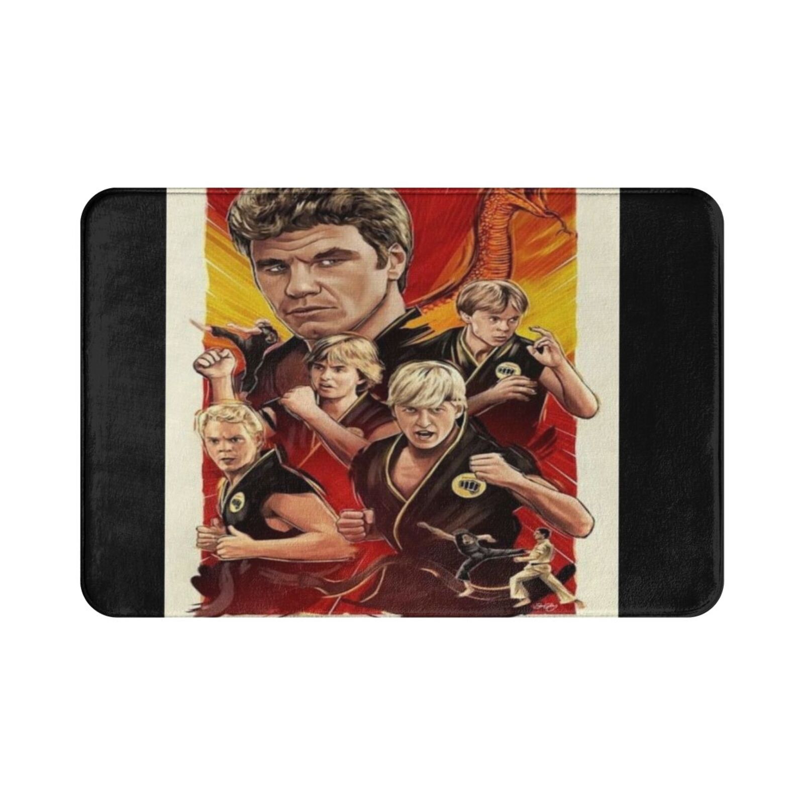 80s Martial Arts Movie Carpet  - Kids Outdoor Movies 评论和价格