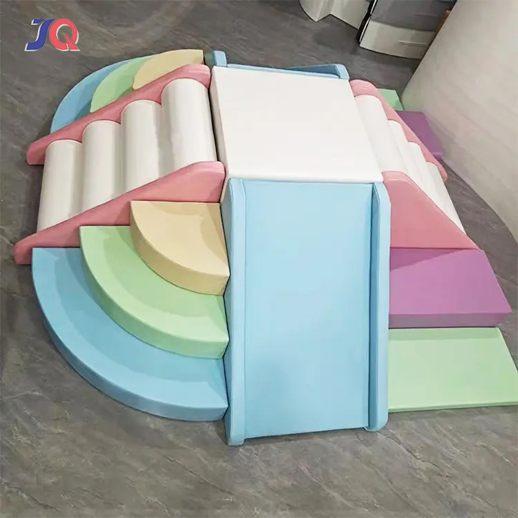 Macaroon-Colored Kids Soft Pla - Kids Outdoor Playground 评论和价格