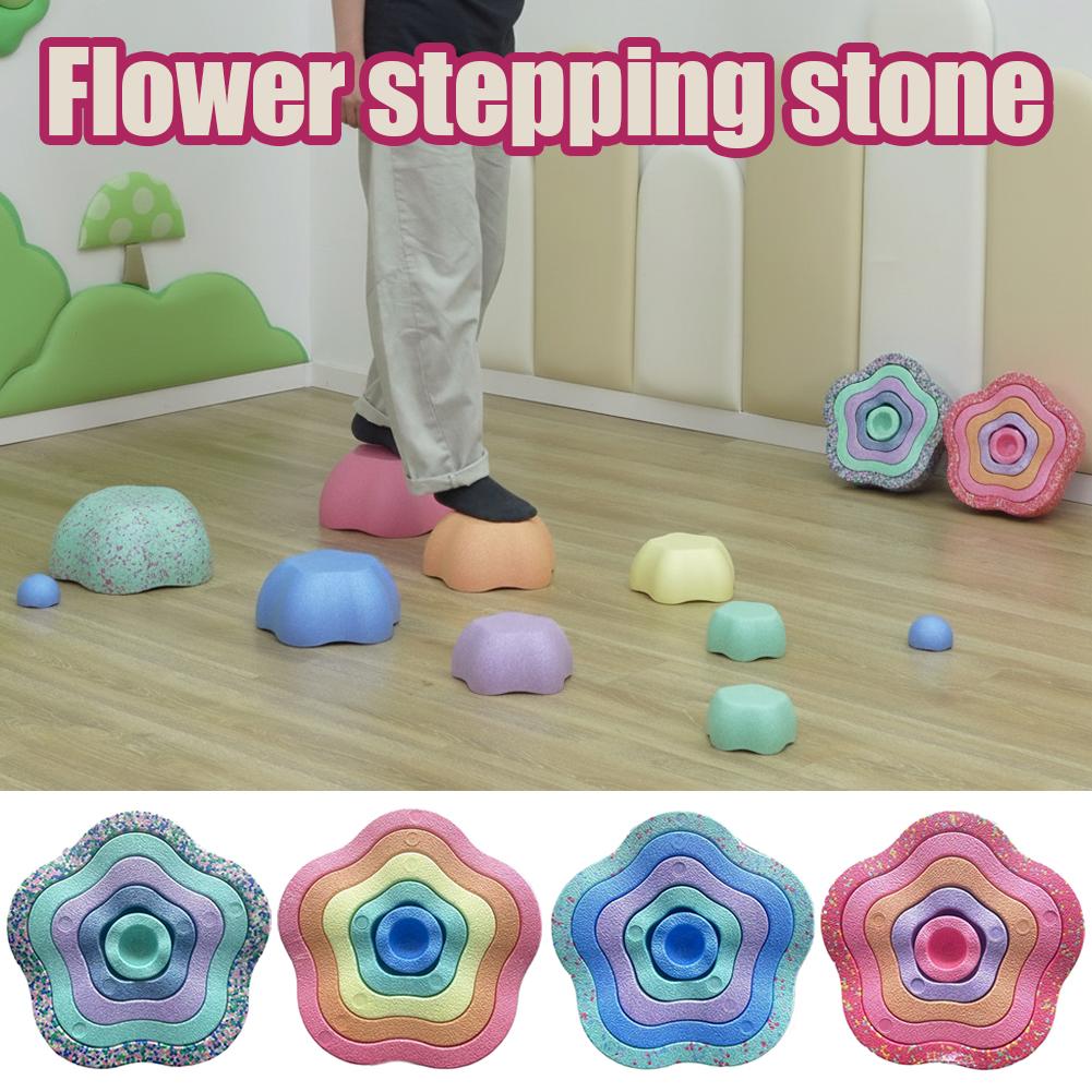 Flower Stepping Stones for Kid - Kids Outdoor Obstacle Course 评论和价格
