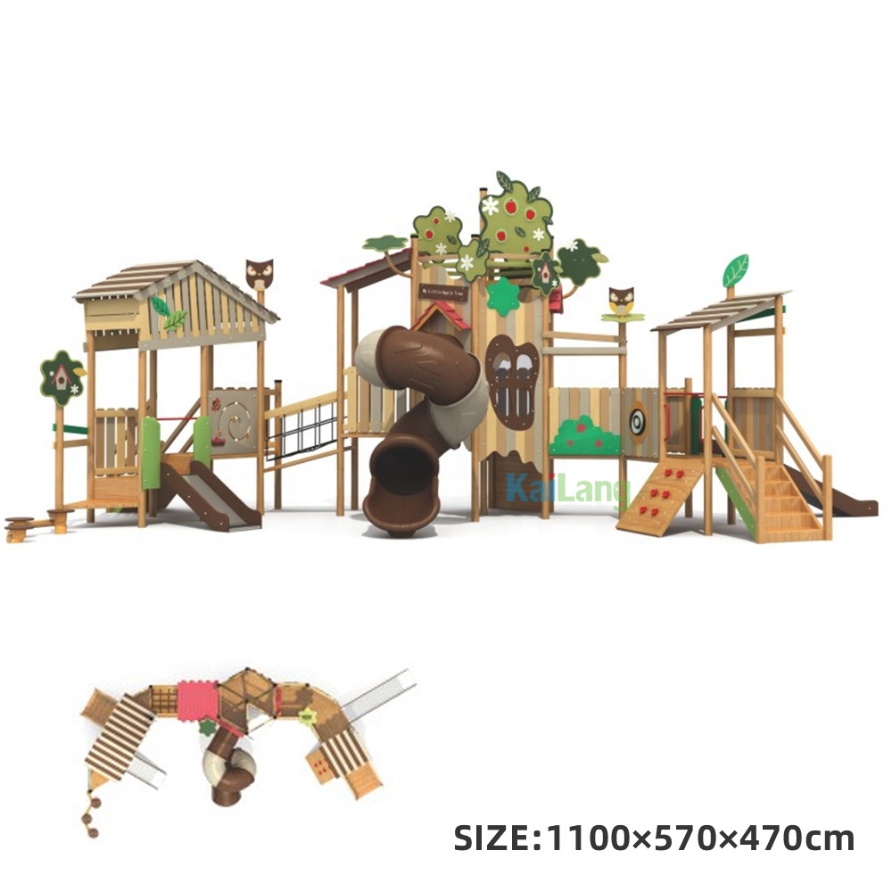 Forest Garden Wooden Amusement - Outdoor Children'S Park 评论和价格