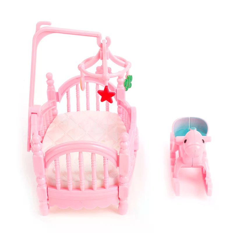 Miniature Crib Wooden Horse Se - Kids Outdoor Umbrella For Table 评论和价格