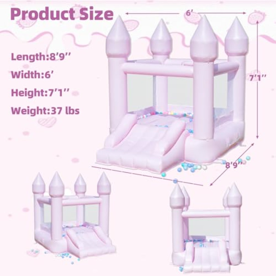 PVC bounce house for kids 3-6  - Kids Outdoor House 评论和价格