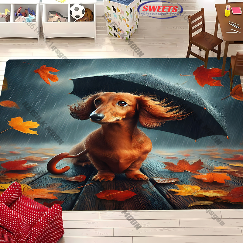 Cute Christmas Gift Funny Dog  - Kids Outdoor Umbrella 评论和价格