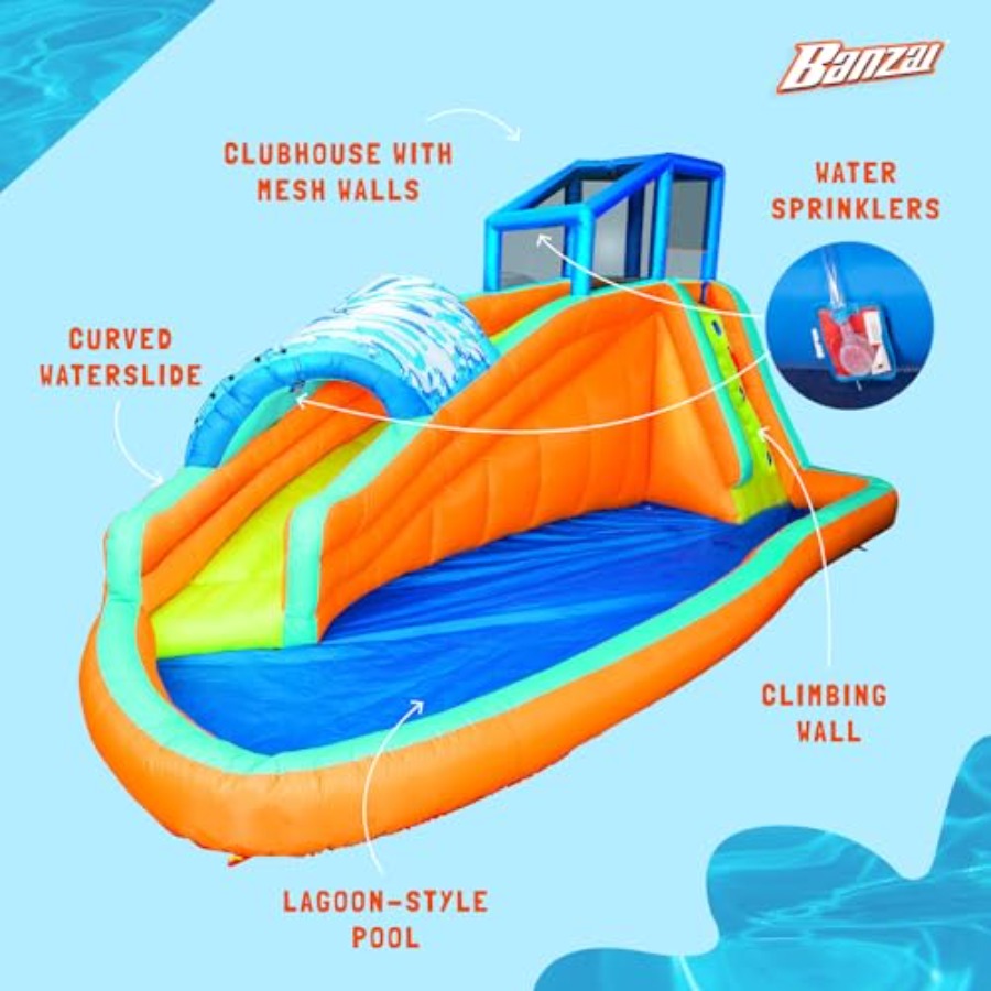 Outdoor aqua lagoon water slid - Kids Outdoor Tunnel 评论和价格