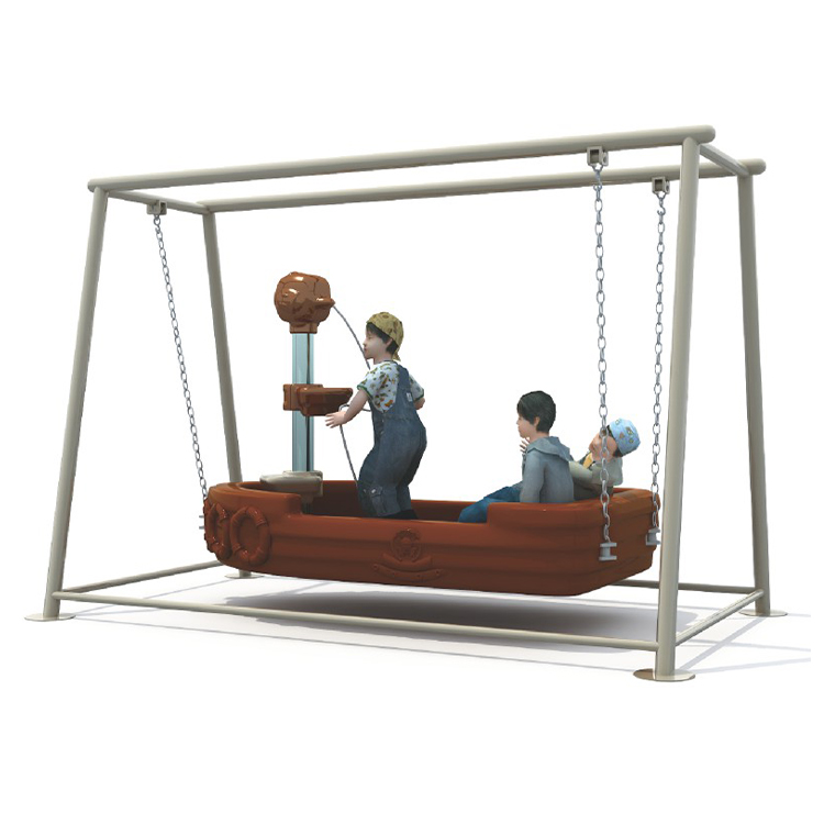 Pirate Ship Shape Swing Chair  - Kids Outdoor Playground 评论和价格